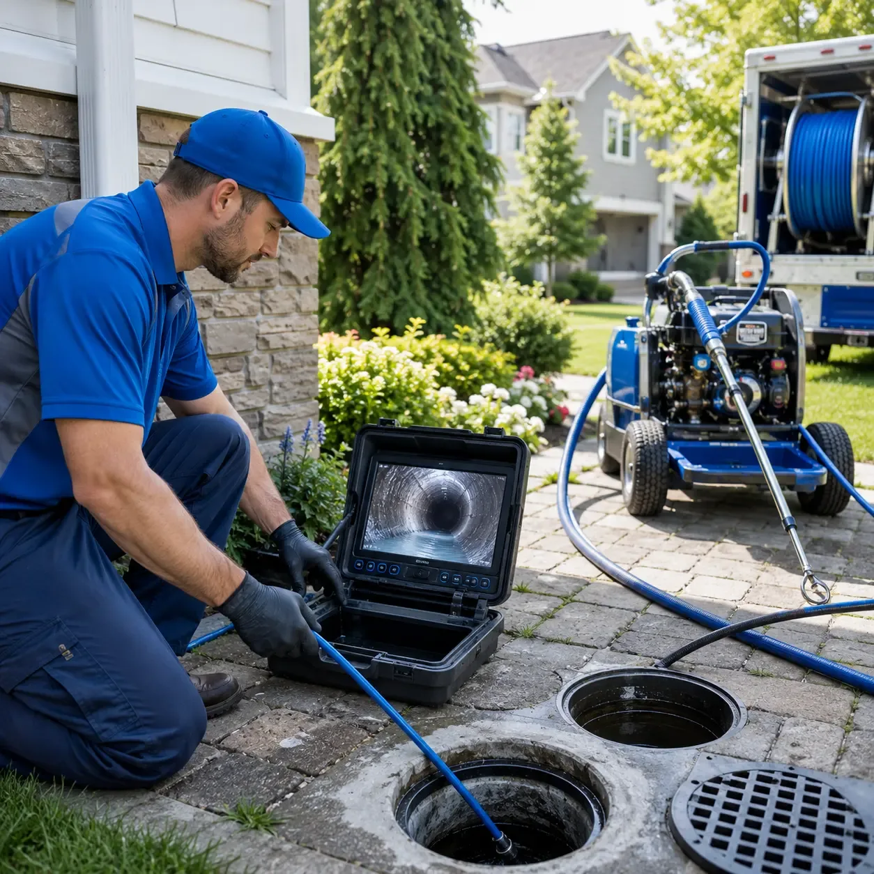 Outdoor drain cleaning professionals serving Callender, IA