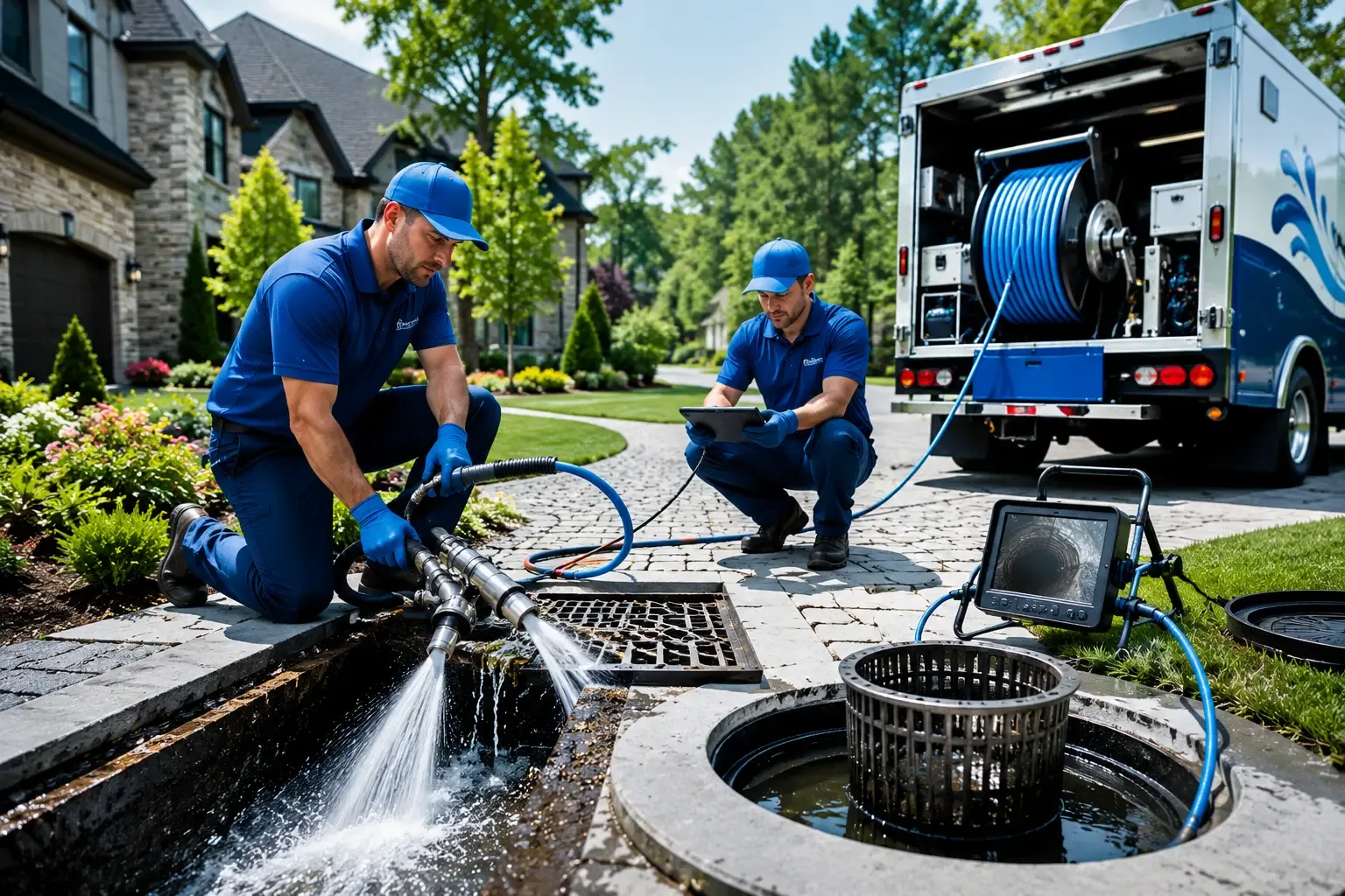 Local outdoor drain cleaning professionals in Callender, IA